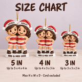 Personalized Mrs And Mrs 3D Ornament - Custom Christmas Keepsake - image 5