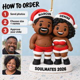 Personalized Soulmates 3D Ornament - Custom Christmas Keepsake - image 7