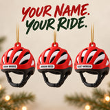 Personalized Bicycle Helmet 3D Ornament - Custom Christmas Keepsake - image 7