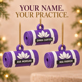 Personalized Yoga Mat 3D Ornament - Custom Christmas Keepsake - image 7