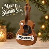Personalized Guitar 3D Ornament - Custom Christmas Keepsake - image 2