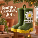 Personalized Gardening Boots 3D Ornament - Custom Christmas Keepsake - image 2