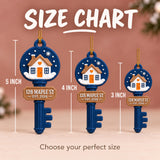 Personalized New Home Key 3D Ornament - Custom Christmas Keepsake - image 5