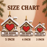 Personalized Adoption House Heart 3D Ornament - Custom Christmas Keepsake - image 5