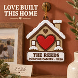 Personalized Adoption House Heart 3D Ornament - Custom Christmas Keepsake - image 9