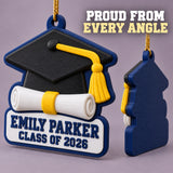 Personalized Graduation Cap Diploma 3D Ornament - Custom Christmas Keepsake - image 4