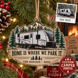 Personalized Camper RV Acrylic Ornament - Custom Photo Keepsake - image 1