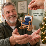 Personalized Retirement Rocking Chair 3D Ornament - Custom Christmas Keepsake - image 8
