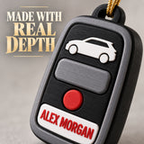 Personalized Car Key 3D Ornament - Custom Christmas Keepsake - image 6