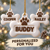 Personalized Dog Bone 3D Ornament - Custom Christmas Keepsake - image 7