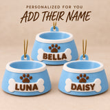 Personalized Dog Bowl 3D Ornament - Custom Christmas Keepsake - image 7