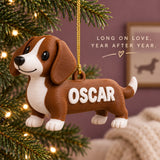 Personalized Dachshund 3D Ornament - Custom Christmas Keepsake - image 9