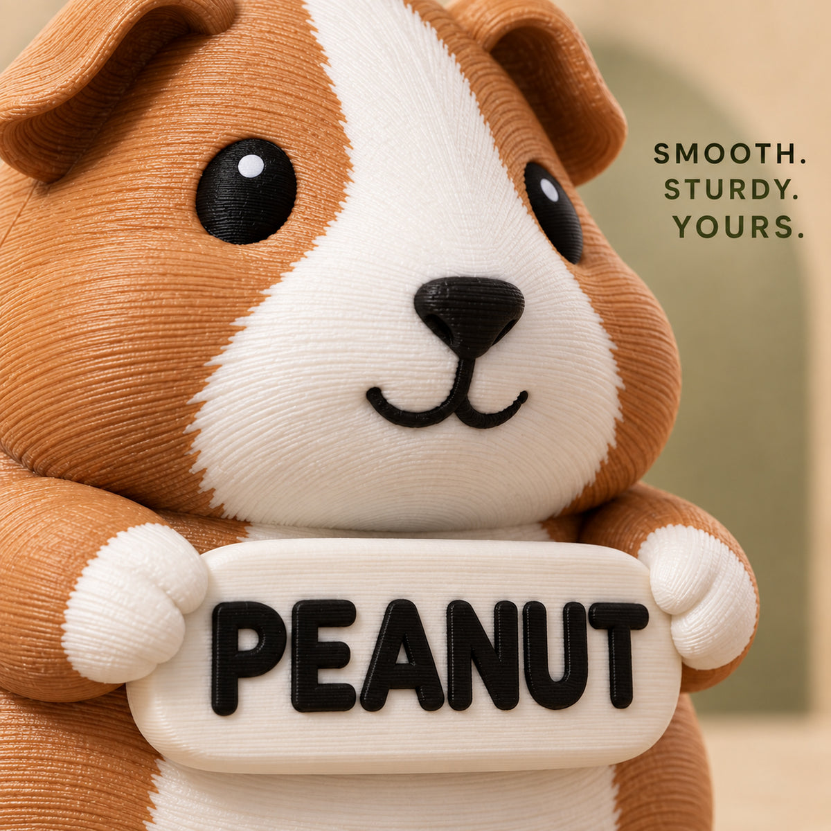 Personalized Guinea Pig 3D Ornament - Custom Christmas Keepsake - image 6