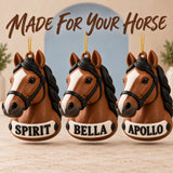 Personalized Stylized Horse Head 3D Ornament - Custom Christmas Keepsake - image 7