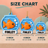 Personalized Fishbowl 3D Ornament - Custom Christmas Keepsake - image 5
