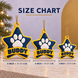 Personalized Memorial Star Paw 3D Ornament - Custom Christmas Keepsake - image 5