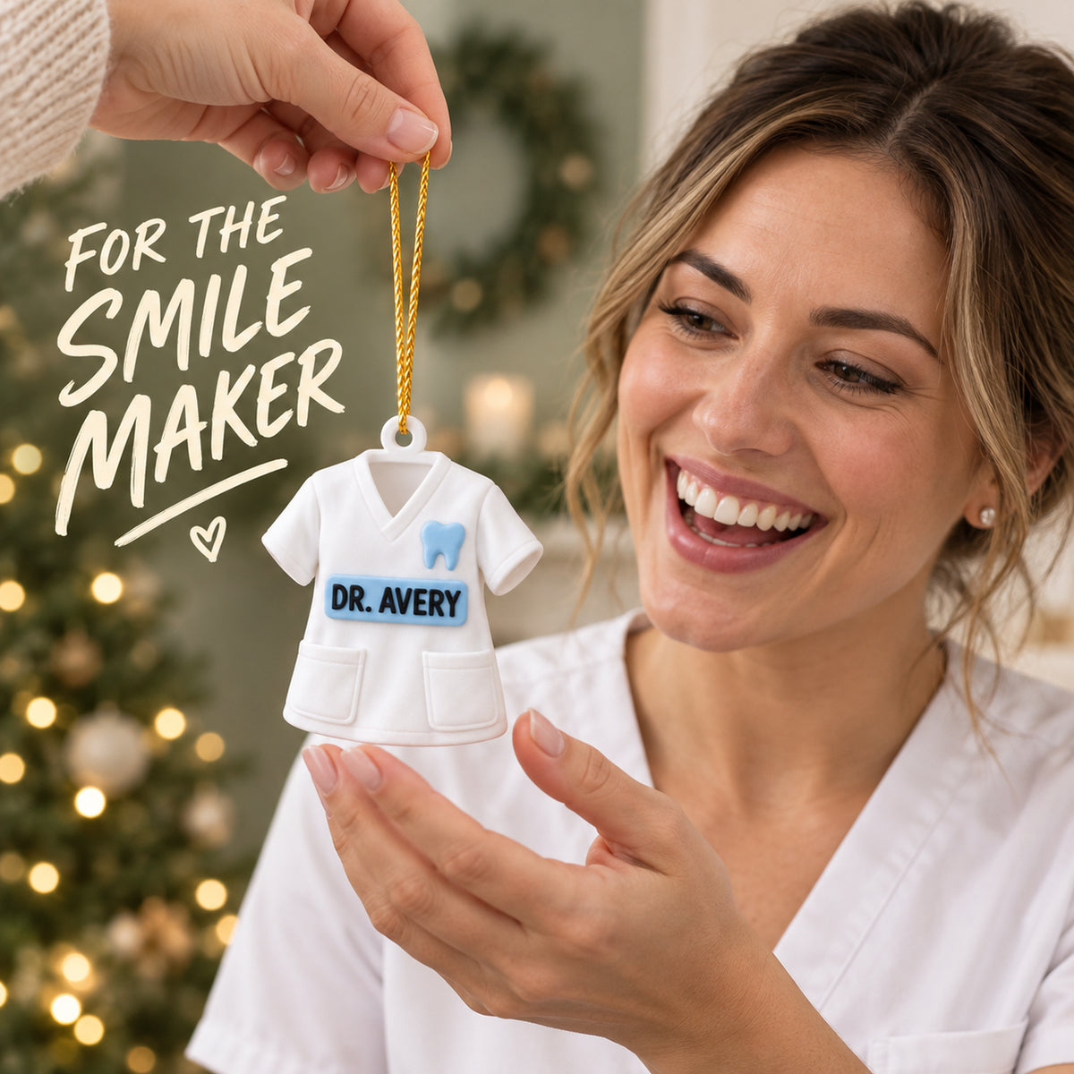 Personalized Dentist Tunic 3D Ornament - Custom Christmas Keepsake - image 8