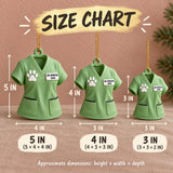 Personalized Veterinarian Scrubs 3D Ornament - Custom Christmas Keepsake - image 5