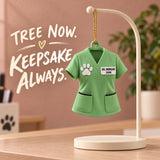 Personalized Veterinarian Scrubs 3D Ornament - Custom Christmas Keepsake - image 9