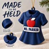 Personalized Teacher Outfit 3D Ornament - Custom Christmas Keepsake - image 4