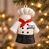 Personalized Chef Coat 3D Ornament - Custom Christmas Keepsake - image 7