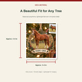 Horse personalized acrylic ornament - image 3