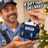 Personalized Mail Carrier Bag Envelope 3D Ornament - Custom Christmas Keepsake - image 8