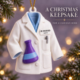 Personalized Scientist Coat Flask 3D Ornament - Custom Christmas Keepsake - image 9