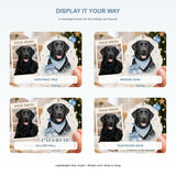 Personalized Big Brother Pregnancy Reveal Dog Photo Acrylic Ornament - Custom Pet Keepsake - image 2