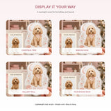 Personalized Big Sister Pregnancy Reveal Dog Photo Acrylic Ornament - Custom Pet Keepsake - image 2