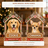 Personalized Gingerbread Dog Photo Acrylic Ornament - Custom Pet Keepsake - image 4