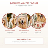 Personalized Reindeer Delivery Dog Photo Acrylic Ornament - Custom Pet Keepsake - image 5