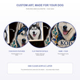 Personalized Stained Glass Style Dog Photo Acrylic Ornament - Custom Pet Keepsake - image 5