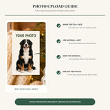 Personalized Cozy Winter Dog Photo Acrylic Ornament - Custom Pet Keepsake - image 7