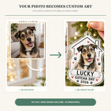Personalized Gotcha Day Dog Photo Acrylic Ornament - Custom Pet Keepsake - image 3