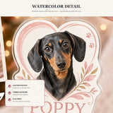 Personalized Heart Frame Dog Mom Photo Acrylic Ornament - Custom Pet Keepsake - image 5