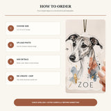 Personalized Minimal Ink Splash Dog Photo Acrylic Ornament - Custom Pet Keepsake - image 10