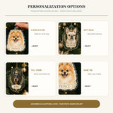 Personalized Royal Crown Dog Photo Acrylic Ornament - Custom Pet Keepsake - image 8