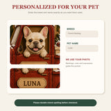 Personalized Pickup Pup Photo Wood Ornament - Custom Pet Keepsake - image 7