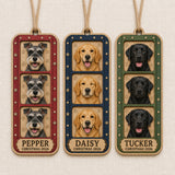 Personalized Vintage Photo Booth Dog Photo Wood Ornament - Custom Pet Keepsake - image 4