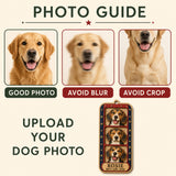 Personalized Vintage Photo Booth Dog Photo Wood Ornament - Custom Pet Keepsake - image 7