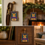 Personalized Arcade Pup Photo Wood Ornament - Custom Pet Keepsake - image 2