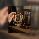 Personalized Faithful Collar Pet Memorial Photo Wood Ornament - Custom Pet Keepsake - image 4