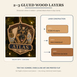 Personalized Faithful Collar Pet Memorial Photo Wood Ornament - Custom Pet Keepsake - image 9