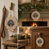Personalized Dog Groomer Gift Photo Wood Ornament - Custom Pet Keepsake - image 2