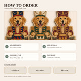 Personalized Nutcracker Pup Photo Wood Ornament - Custom Pet Keepsake - image 10