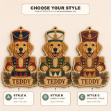 Personalized Nutcracker Pup Photo Wood Ornament - Custom Pet Keepsake - image 8