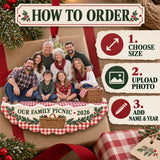 Custom Photo Family Picnic Reunion Acrylic Ornament — How to order