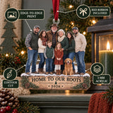 Custom Photo Family Farm Homecoming Acrylic Ornament — Product details