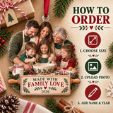 Custom Photo Family Recipe Day Acrylic Ornament — How to order